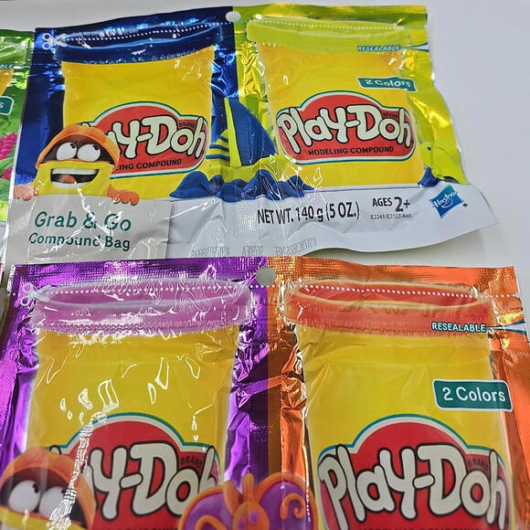 Play-Doh Grab & Go Compound Bag - 8 Colors 5oz - Picture 3 of 8
